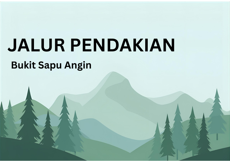 Peta Jalur Pendakian Bukit Sapu Angin Pelaihari via Kantor Desa Penyipatan [Lengkap + Panduan]